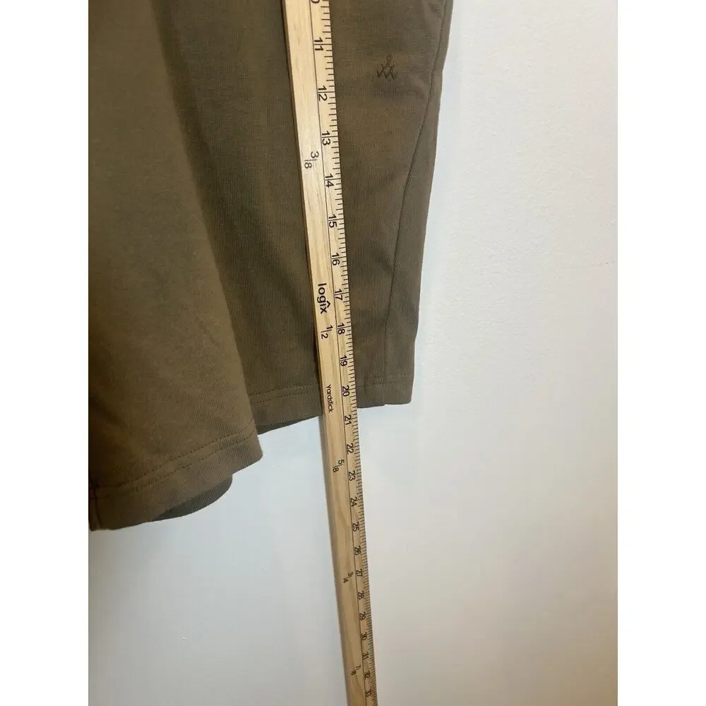 Alternative Men's XL Cotton Drawstring Lounge Casual Relax Shorts Olive